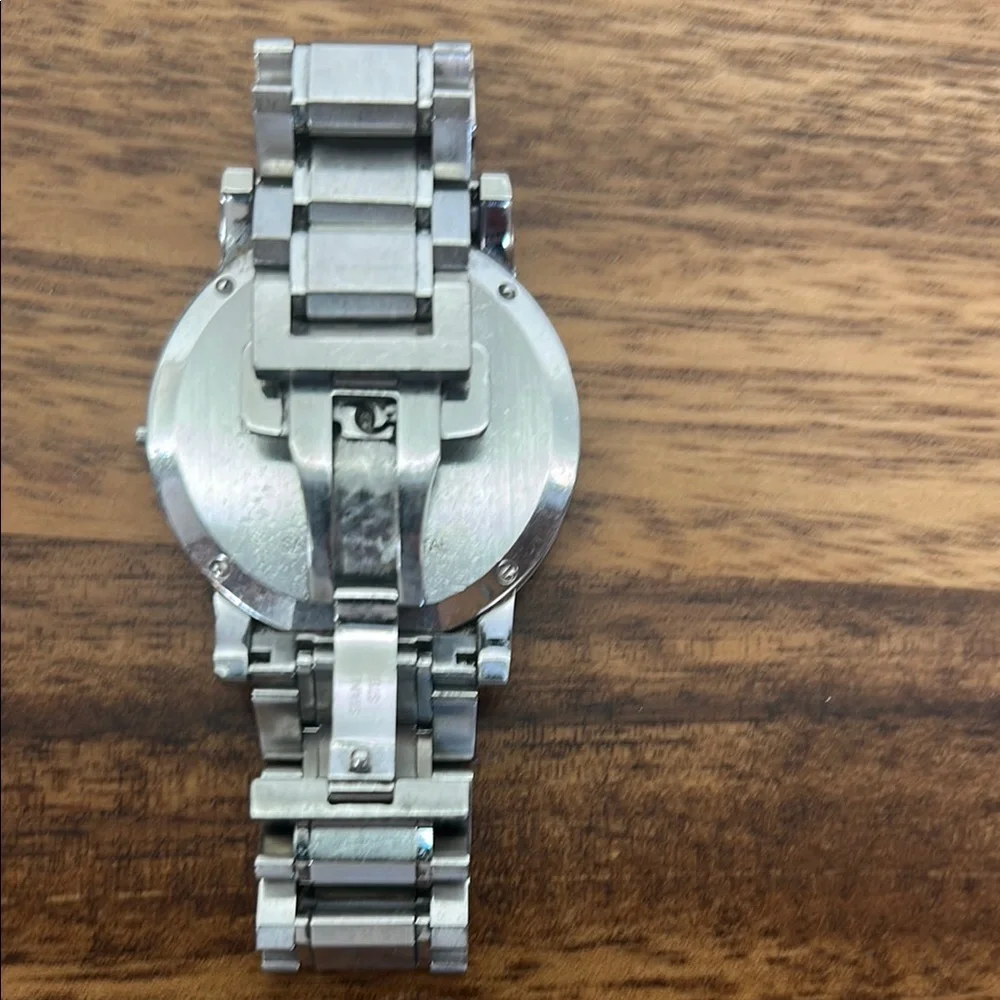 Burberry Silver and Black Men's Watch - Picture 4 of 6